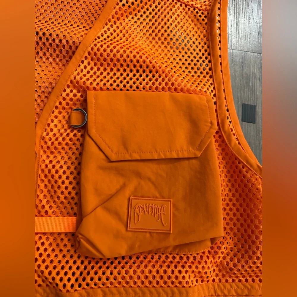 Revenge Mesh Cargo Utility ‘Safety Orange’ Vest